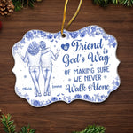 Custom Name Best Friend Christmas Gifts - Personalized Ornament