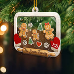 Custom 3 Layers Shaker Ornament - Personalized Christmas Birthday Gifts For Mom, Dad, Kids - Christmas Tastes Like Home