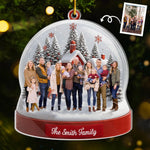 Custom Photo Acrylic Ornament - Personalized Christmas Birthday Gifts For Mom, Dad, Kids - Together Is The Best Place To Be