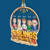 Custom Acrylic Ornament - Personalized Christmas Birthday Gifts For Brother, Sister - Siblings Forever United