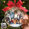 Custom Photo Christmas Ball Ornament - Personalized Christmas Birthday Gifts For Best Friends, Family, Coworker, Work Bestie, Husband And Wife, Dog Cat Lovers - Family Forever, Christmas Together