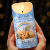 Custom Photo LED Candle - Personalized Pet Memorial Sympathy Gifts For Dogs, Cats - Your Light Will Always Shine In My Heart