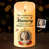 Custom Photo LED Candle - Personalized Christmas Memorial Sympathy Gifts For Loss Of Mom, Dad - Your Memory, My Endless Love