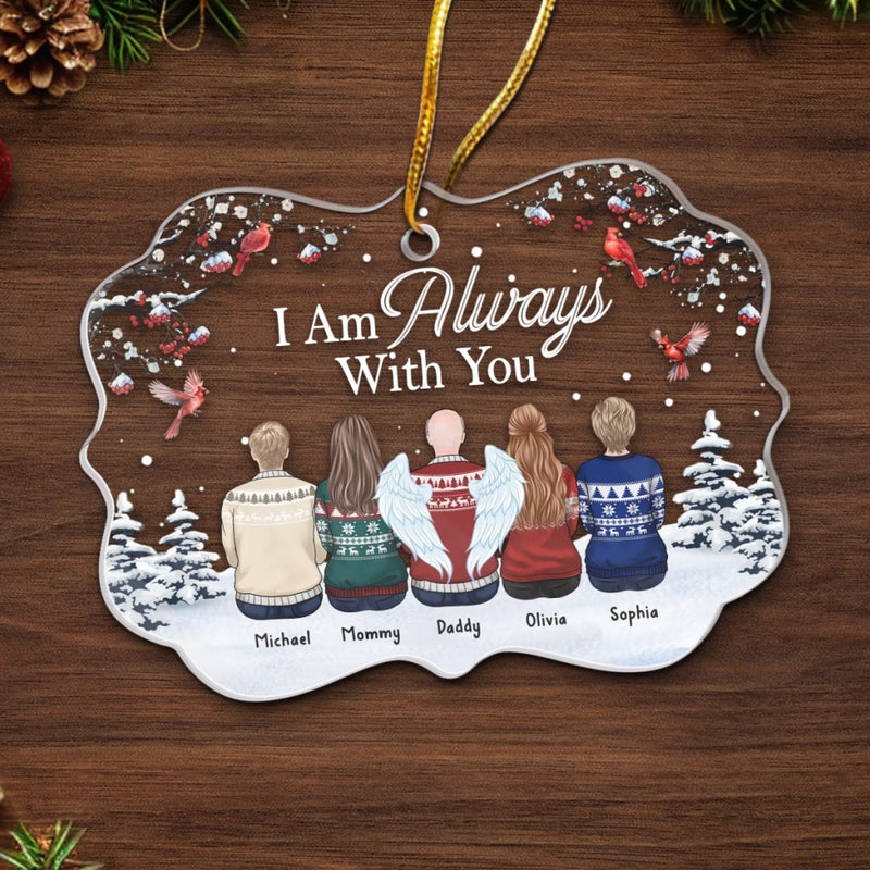 Custom Acrylic Ornament - Personalized Christmas Memorial Sympathy Gifts For Loss Of Mom, Dad - Your Spirit Lives On