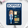Custom Acrylic Badge Reel - Personalized Birthday Gifts For Nurse - Healthcare Hero On Duty