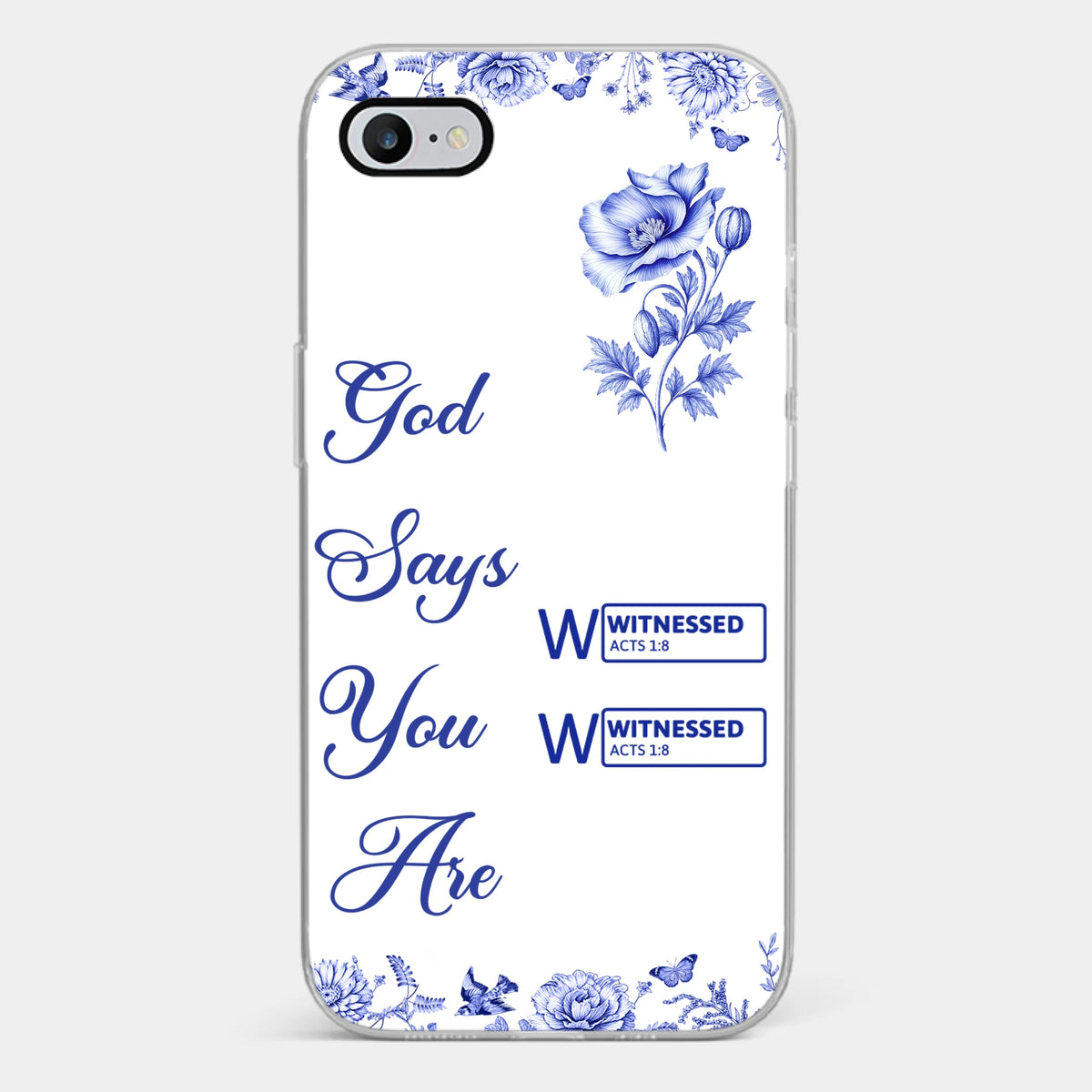 Custom Clear Phone Case - Personalized Best Friend Birthday Gifts For Women, Besties, Sisters, BFF - Each Letter, A Gift Of God