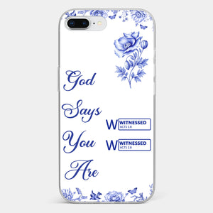 Custom Clear Phone Case - Personalized Best Friend Birthday Gifts For Women, Besties, Sisters, BFF - Each Letter, A Gift Of God