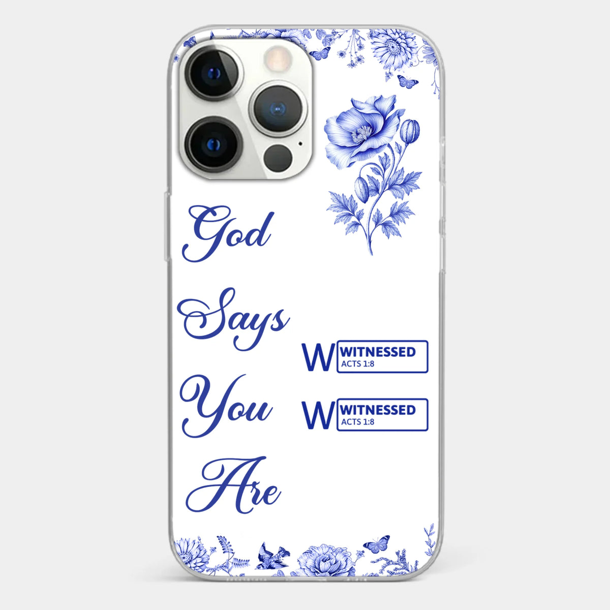 Custom Clear Phone Case - Personalized Best Friend Birthday Gifts For Women, Besties, Sisters, BFF - Each Letter, A Gift Of God