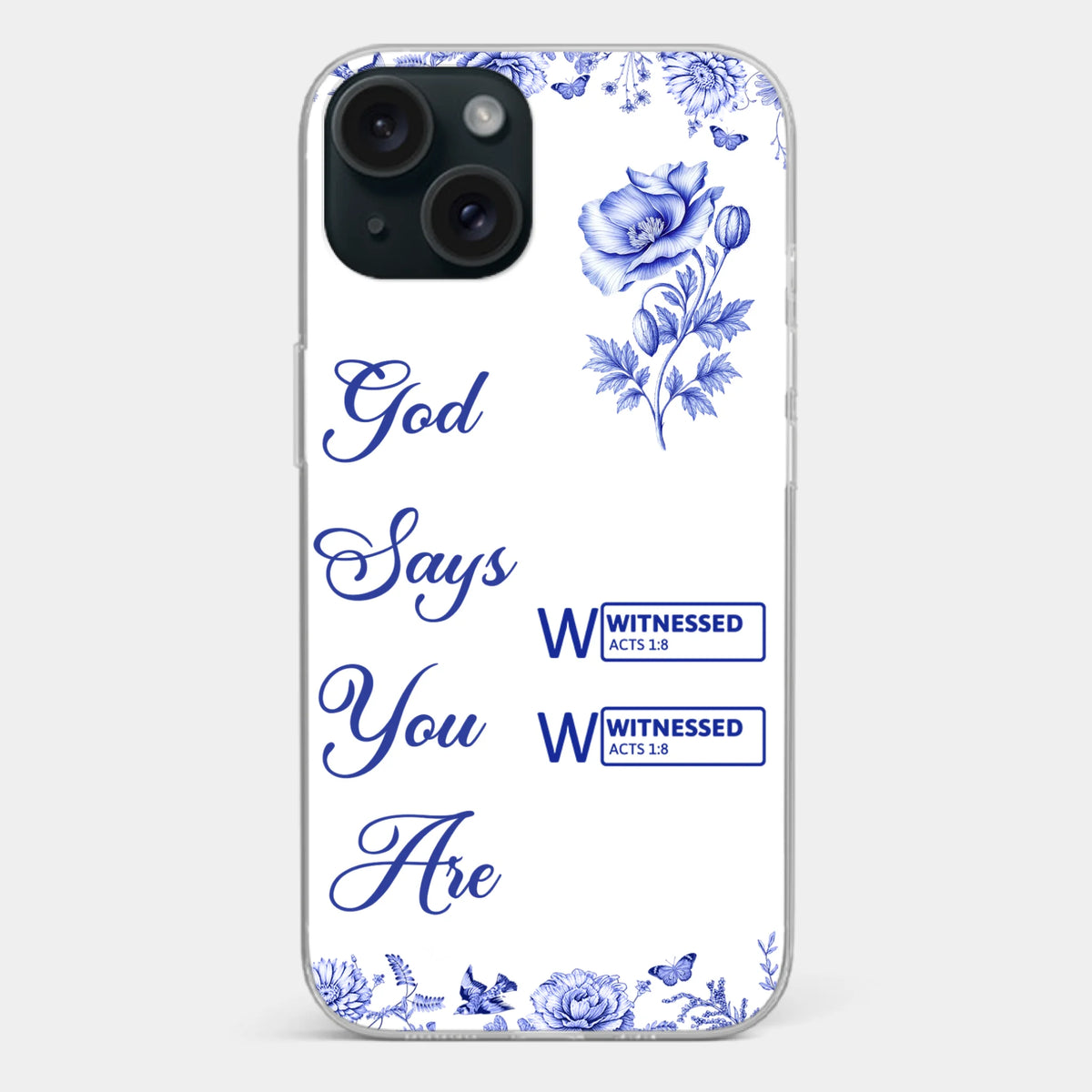 Custom Clear Phone Case - Personalized Best Friend Birthday Gifts For Women, Besties, Sisters, BFF - Each Letter, A Gift Of God