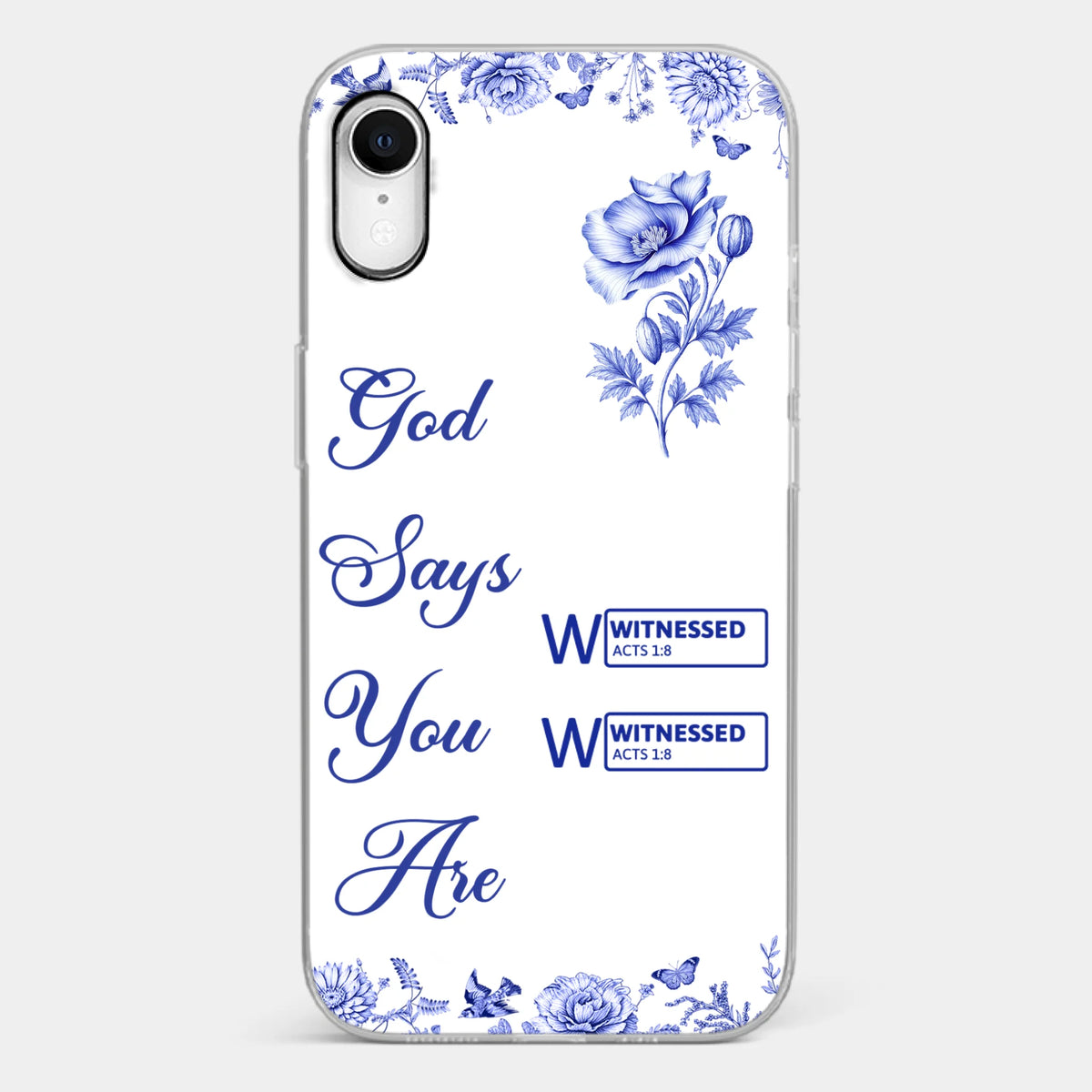 Custom Clear Phone Case - Personalized Best Friend Birthday Gifts For Women, Besties, Sisters, BFF - Each Letter, A Gift Of God