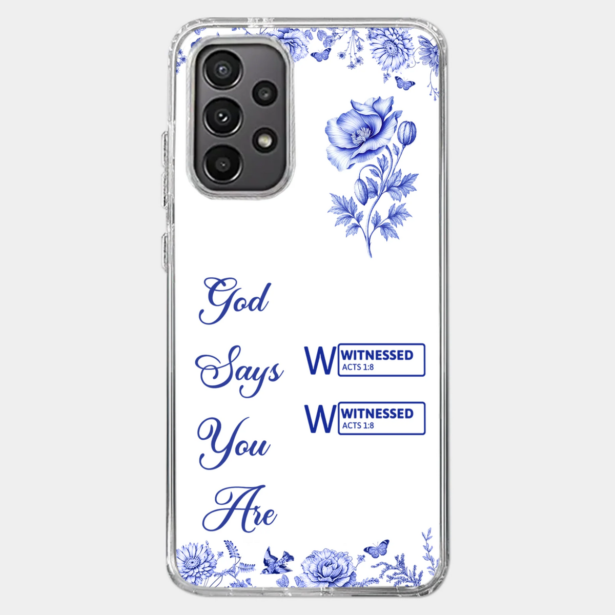 Custom Clear Phone Case - Personalized Best Friend Birthday Gifts For Women, Besties, Sisters, BFF - Each Letter, A Gift Of God