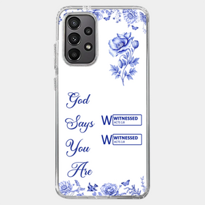 Custom Clear Phone Case - Personalized Best Friend Birthday Gifts For Women, Besties, Sisters, BFF - Each Letter, A Gift Of God