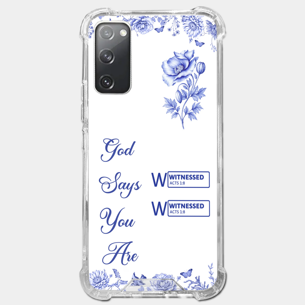 Custom Clear Phone Case - Personalized Best Friend Birthday Gifts For Women, Besties, Sisters, BFF - Each Letter, A Gift Of God