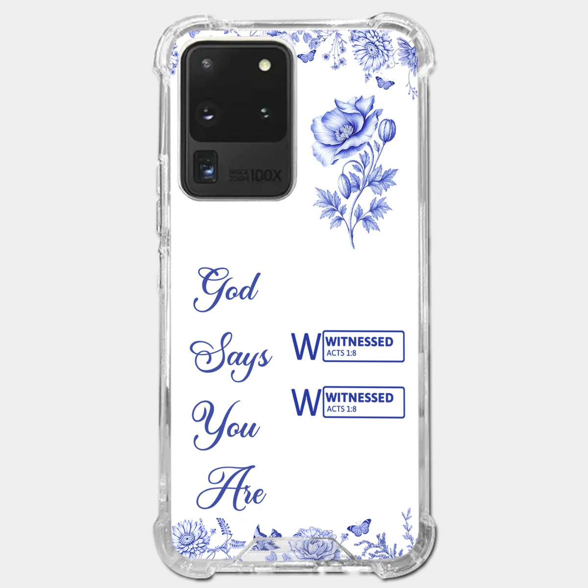 Custom Clear Phone Case - Personalized Best Friend Birthday Gifts For Women, Besties, Sisters, BFF - Each Letter, A Gift Of God