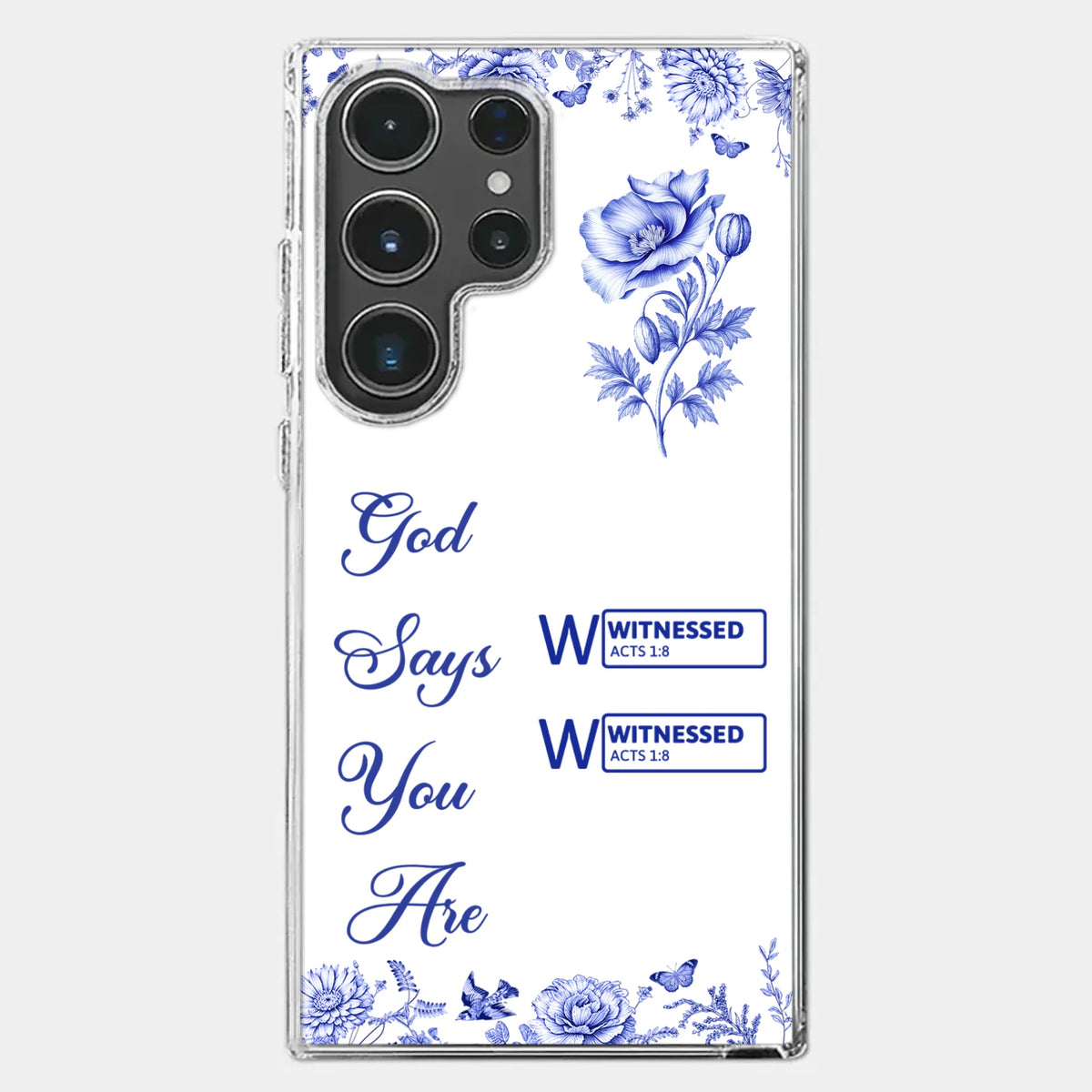 Custom Clear Phone Case - Personalized Best Friend Birthday Gifts For Women, Besties, Sisters, BFF - Each Letter, A Gift Of God