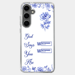 Custom Clear Phone Case - Personalized Best Friend Birthday Gifts For Women, Besties, Sisters, BFF - Each Letter, A Gift Of God