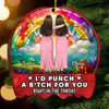 Custom Hologram Acrylic Ornament - Personalized Christmas Best Friend Birthday Gifts For Women, Besties, Sisters, BFF - Friendship Is The Best Gift