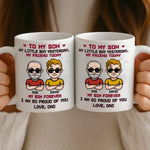 Custom Mug - Personalized Birthday Gifts For Dad, Son - Like Father Like Son