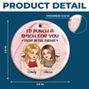 Custom Ceramic Ornament - Personalized Best Friend Christmas Birthday Gifts For Women, Besties, Sisters, BFF - Unfiltered And Unbothered