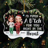 Custom Acrylic Ornament - Personalized Christmas Best Friend Birthday Gifts For Women, Besties, Sisters, BFF - Rooted In Love, Blooming In Friendship