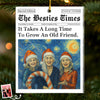Custom Photo Acrylic Ornament - Personalized Christmas Best Friend Birthday Gifts For Women, Besties, Sisters, BFF - Our Laughter Never Gets Old