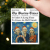 Custom Photo Acrylic Ornament - Personalized Christmas Best Friend Birthday Gifts For Women, Besties, Sisters, BFF - Our Laughter Never Gets Old