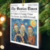 Custom Photo Acrylic Ornament - Personalized Christmas Best Friend Birthday Gifts For Women, Besties, Sisters, BFF - Our Laughter Never Gets Old