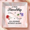 Custom Full-Print Jewelry Dish - Personalized Best Friend Birthday Gifts For Women, Besties, Sisters, BFF  - Rooted In Love, Blooming In Friendship