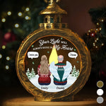 Custom Candlelight Lantern Ornament - Personalized Christmas Memorial Sympathy Gifts For Loss Of Mom, Dad - Your Spirit Shines Eternal