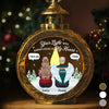 Custom Candlelight Lantern Ornament - Personalized Christmas Memorial Sympathy Gifts For Loss Of Mom, Dad - Your Spirit Shines Eternal