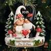Custom Acrylic Ornament - Personalized Anniversary Christmas Wedding Gifts For Husband And Wife, Him And Her - Love Gnomes No Bounds