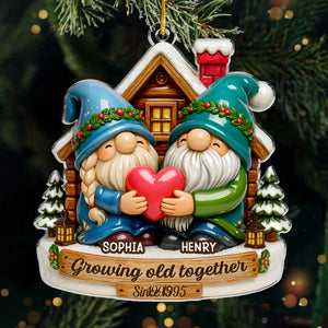 Custom Acrylic Ornament - Personalized Anniversary Christmas Wedding Gifts For Husband And Wife, Him And Her - Always Us, Always Love
