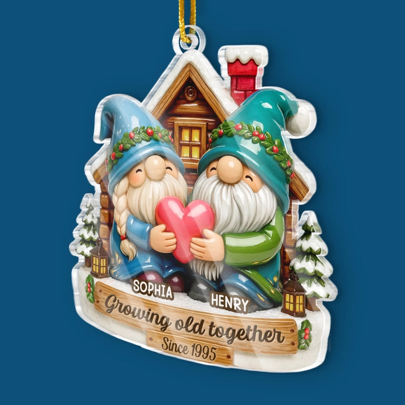 Custom Acrylic Ornament - Personalized Anniversary Christmas Wedding Gifts For Husband And Wife, Him And Her - Always Us, Always Love