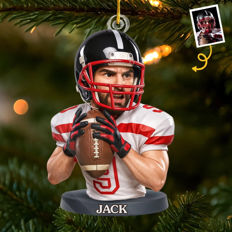 Custom Photo Acrylic Ornament - Personalized Christmas Birthday Sport Gifts For Sports Lovers - Where Passion Meets Endless Play