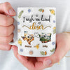 Custom Long Distance Mug - Personalized Best Friend Christmas Birthday Gifts For Women, Besties, Sisters, BFF - Always Better When We Are Together