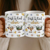 Custom Long Distance Mug - Personalized Best Friend Christmas Birthday Gifts For Women, Besties, Sisters, BFF - Always Better When We Are Together