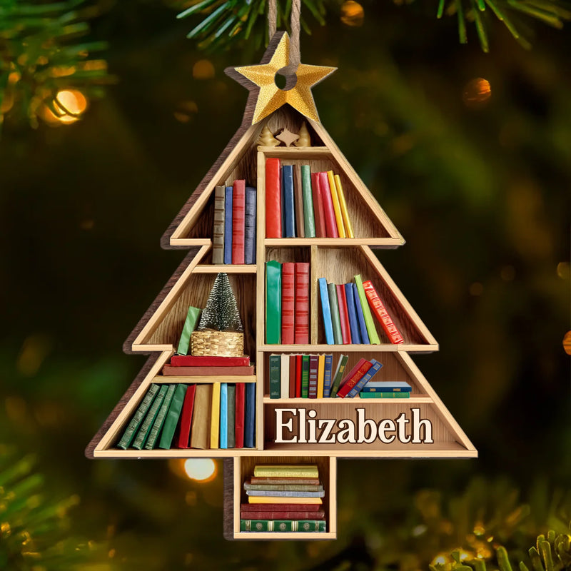 Custom Wood, Acrylic Ornament - Personalized Christmas Bookish Gifts For Book Lovers, Bookworms, Readers - Books Are The Mirrors Of The Soul