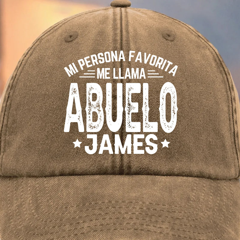 Gorra de Béisbol Personalizada de Mezclilla Vintage Lavada – Regalos de Cumpleaños Personalizados para Papá, Abuelo – La Paternidad Me Queda Bien