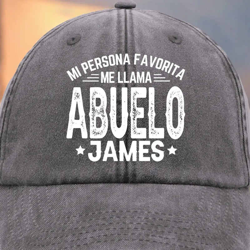 Gorra de Béisbol Personalizada de Mezclilla Vintage Lavada – Regalos de Cumpleaños Personalizados para Papá, Abuelo – La Paternidad Me Queda Bien