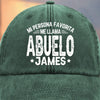 Gorra de Béisbol Personalizada de Mezclilla Vintage Lavada – Regalos de Cumpleaños Personalizados para Papá, Abuelo – La Paternidad Me Queda Bien
