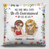 Custom Pillow - Personalized Best Friend Birthday Gifts For Women, Besties, Sisters, BFF - Zero Judgement, Only Refills