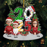 Custom Acrylic Ornament - Personalized Christmas Birthday Gifts For Mom, Dad, Kids - Our Christmas Crew