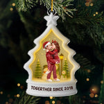 Custom Acrylic Ornament - Personalized Anniversary Christmas Wedding Gifts For Husband, Wife, Couple - Love At Every Season
