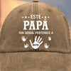 Gorra de Béisbol Personalizada de Mezclilla Vintage Lavada – Regalos de Cumpleaños Personalizados para Papá, Abuelo – Abuelo Orgulloso De Sus Nietos Favoritos