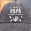 Gorra de Béisbol Personalizada de Mezclilla Vintage Lavada – Regalos de Cumpleaños Personalizados para Papá, Abuelo – Abuelo Orgulloso De Sus Nietos Favoritos