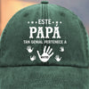 Gorra de Béisbol Personalizada de Mezclilla Vintage Lavada – Regalos de Cumpleaños Personalizados para Papá, Abuelo – Abuelo Orgulloso De Sus Nietos Favoritos