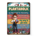 Planting Is Healing - Family Personalized Custom Home Decor Metal Sign - Gift For Gardeners
