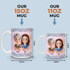 Custom Mug - Personalized Birthday Gifts For Mom, Daughter - Like Mother Like Daughter
