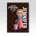 Custom Passport Cover, Passport Holder - Personalized Summer Vacation And Travel Gifts For Women - Passport Ready, World Steady