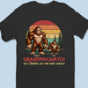 Big Foot, Bigger Heart - Family Personalized Custom Unisex T-shirt, Premium T-shirt, Hoodie - Father's Day, Gift For Dad, Grandpa